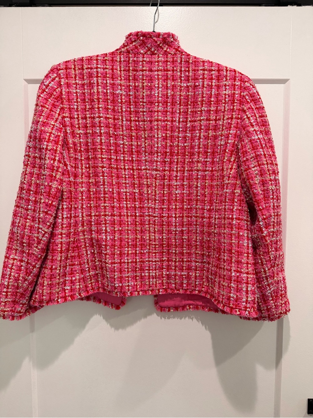 Ann Taylor Pink & Coral Tweed Blazer - Picture 4 of 4